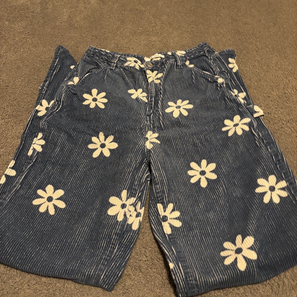 Pascun Flower Corduroy Jeans 28"